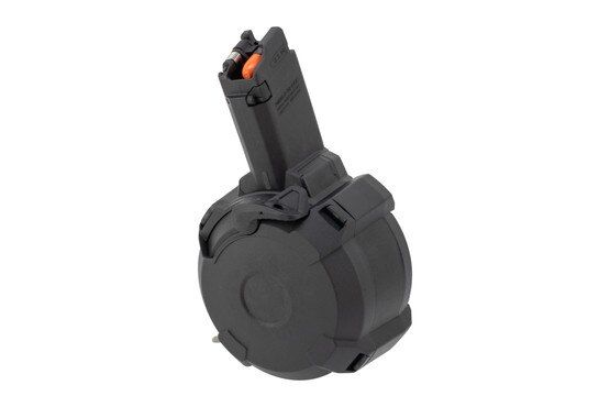 Magpul PMAG D50 9mm CZ Scorpion EVO 50 Round Drum Magazine has a last round bolt hold open